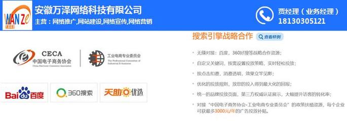 蕪湖網站推廣營銷、網站推廣、安徽萬澤